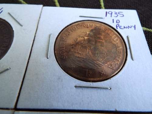 4 nice  union pennys 1928,34,35,35