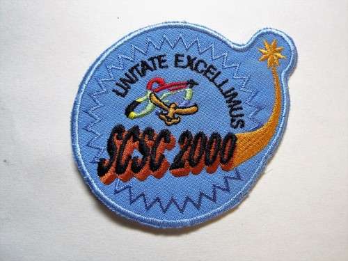 South African Air Force - SCSC 2000 Sew-On Badge - Original. @R1 START .