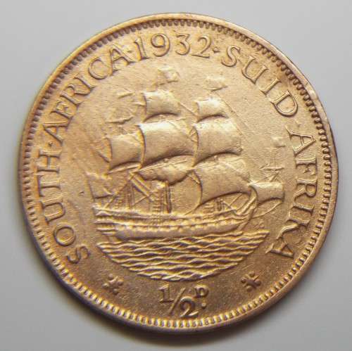 NICE . UNION 1/2 PENNY IN NICE  CONDITION 1932 @R1 START ,,,,