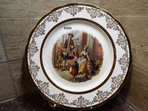 Cries of London "Yellow Primroses" bone china plate, made in England