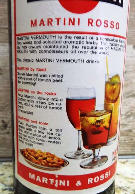 VINTAGE SUPER RARE,,, MARTINI ROSSO ,,,BOTTLED IN THE 1970s