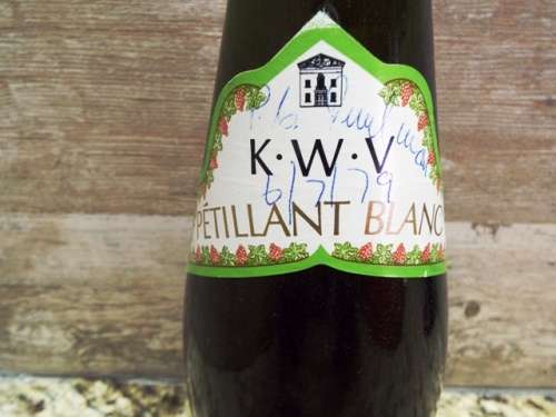 VINTAGE SUPER RARE ,,K W V PETILLANT BLANC   ,,,BOTTLED IN THE 1970s