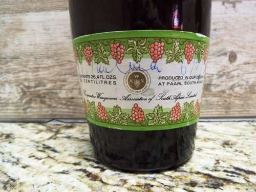 VINTAGE SUPER RARE ,,K W V PETILLANT BLANC   ,,,BOTTLED IN THE 1970s