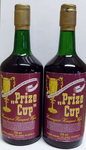 VINTAGE SUPER RARE ,,PRIZE CUP hanepoot  ,,,BOTTLED IN THE 1970s