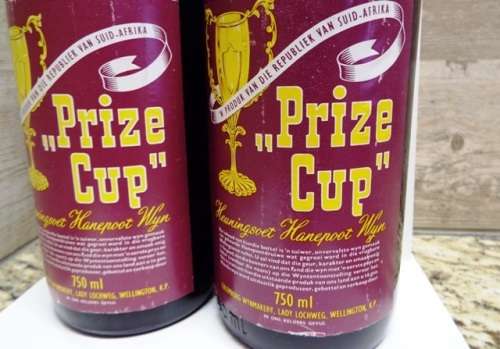 VINTAGE SUPER RARE ,,PRIZE CUP hanepoot  ,,,BOTTLED IN THE 1970s