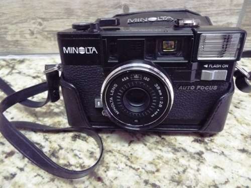 NICE,,MINOLTA HI-MATIC AF2-M Auto Focus AF Motor Camera Lens 38mm 1:2.8 35mm Film