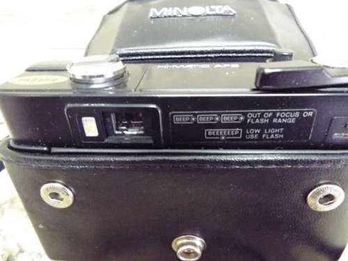 NICE,,MINOLTA HI-MATIC AF2-M Auto Focus AF Motor Camera Lens 38mm 1:2.8 35mm Film