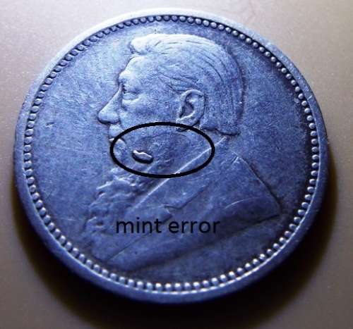 1896 3 D MINT ERROR ,,,, silver coin