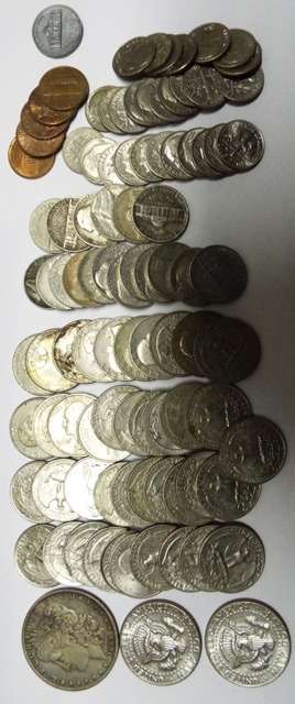 DOLLER LOT OF COINS