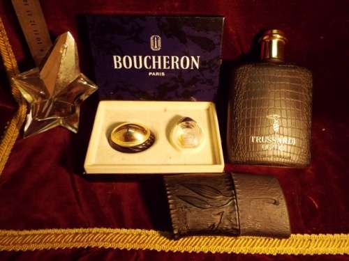 Vintage lot of perfume botles
