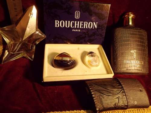 Vintage lot of perfume botles