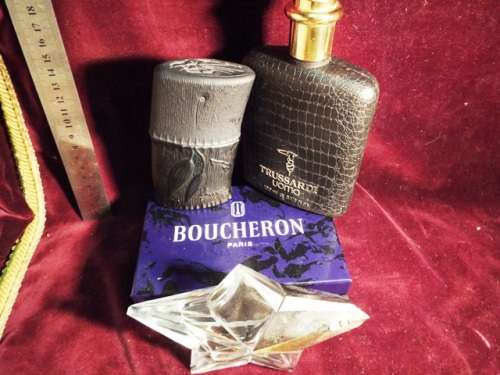 Vintage lot of perfume botles
