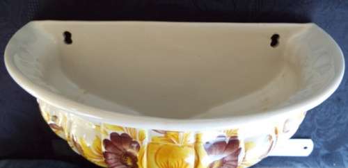 WOW RARE FOUND  Hand Painted Italian Lavabo Wall Fountain italy