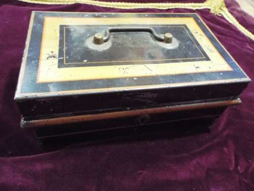 WOW huge hoard of COINS AND  NOTES some silver in vintage money box  at R1 start