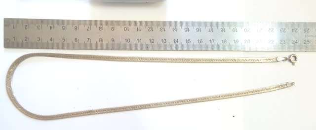 vintage chain silver