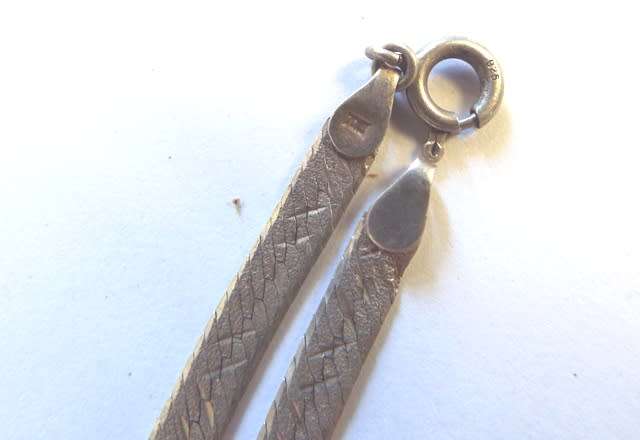 vintage chain silver