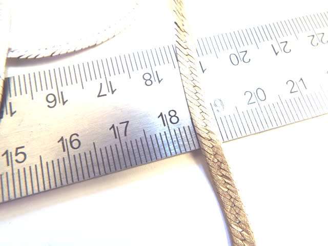 vintage chain silver