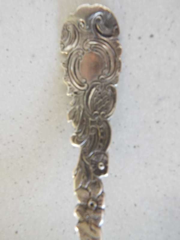 Antique silver  spoon  with hallmarks T W  (1766/77) 43 grams of silver super antique