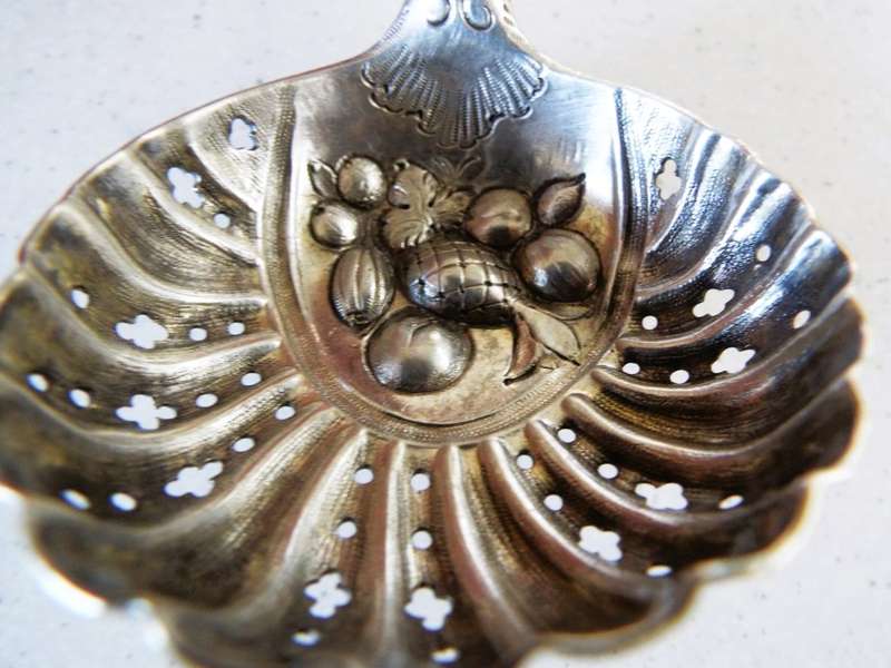 Antique silver  spoon  with hallmarks T W  (1766/77) 43 grams of silver super antique