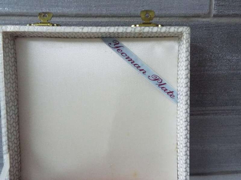 VINTAGE set of 6 epns silver cake forks in box