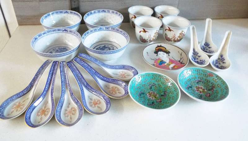 WOW,,,,, vintage lot nice Chinese porcelain big lot
