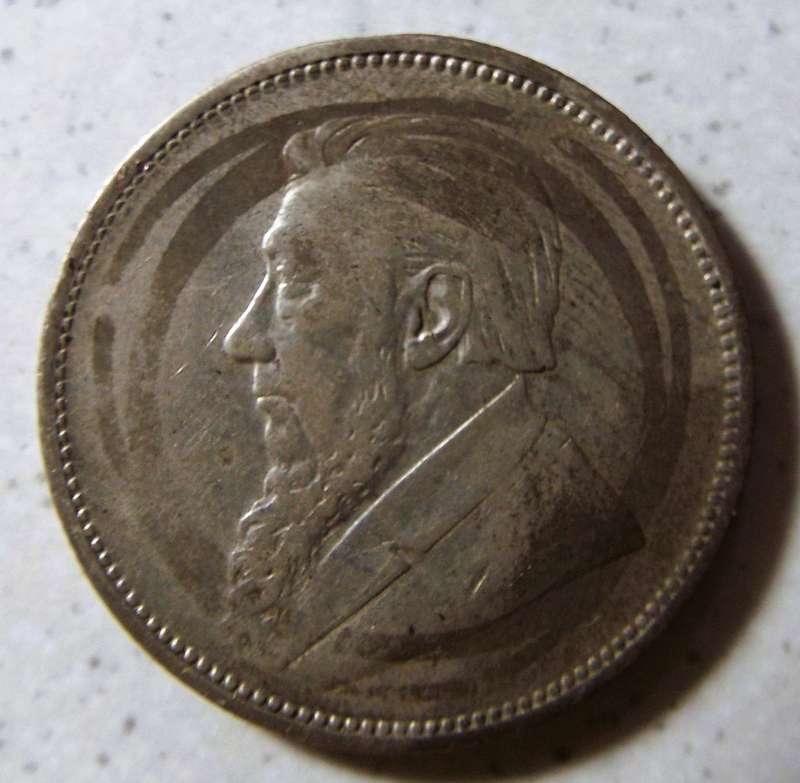 1897 ZAR 2 SHILLING silver