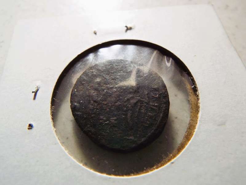 RARE ancient roman diocletia antioc 295-296AD  ZEUS GLOBAL VICTORY coin