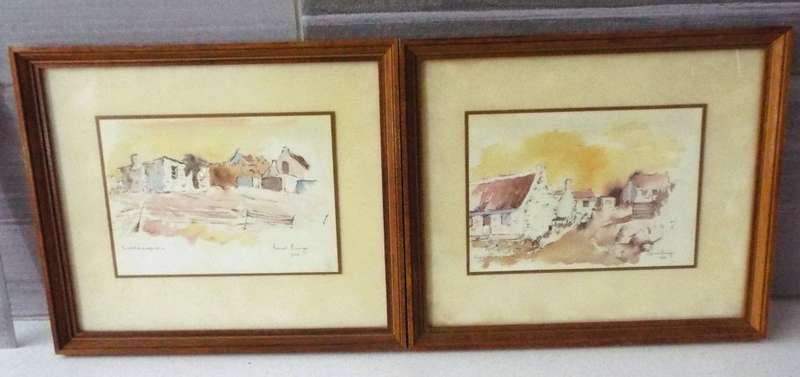 Beautiful!!  pair yes 2 x framed art