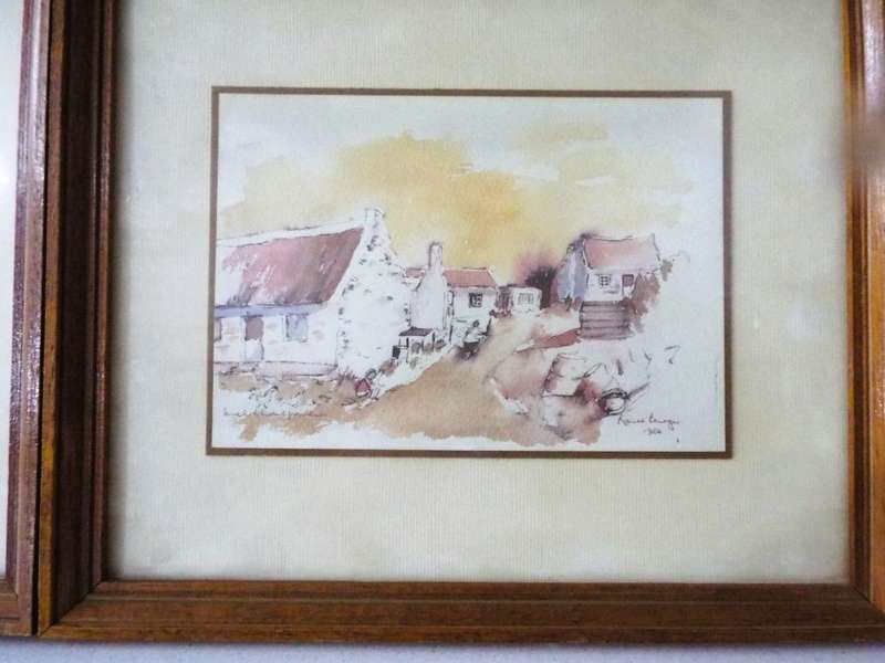 Beautiful!!  pair yes 2 x framed art