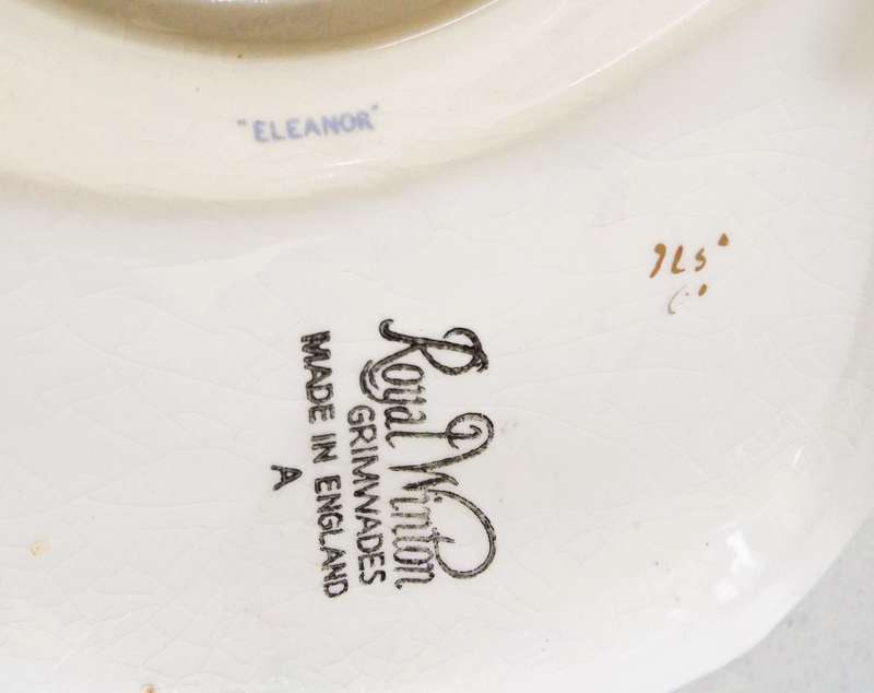 RARE ,,Vintage Royal Winton England  ELEANOR  Teacup and Saucer Plate