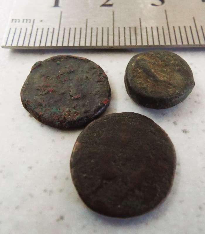 RARE Ancient Roman  Coins x 3 as 1 lot ,,,2000 year old coins(B)