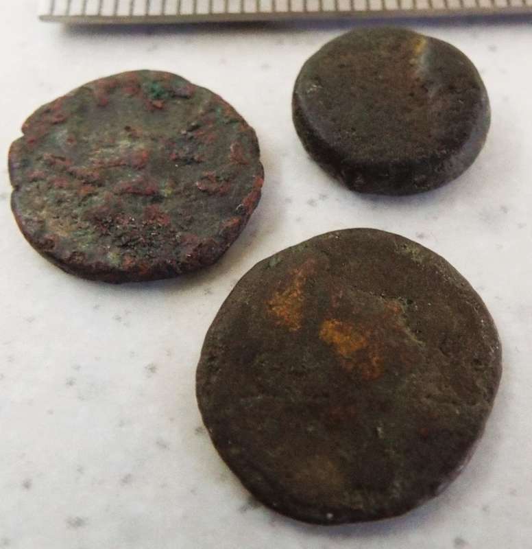 RARE Ancient Roman  Coins x 3 as 1 lot ,,,2000 year old coins(B)
