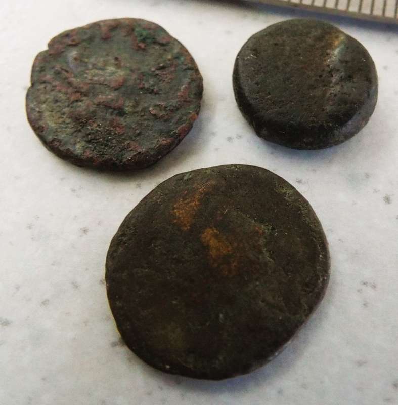 RARE Ancient Roman  Coins x 3 as 1 lot ,,,2000 year old coins(B)