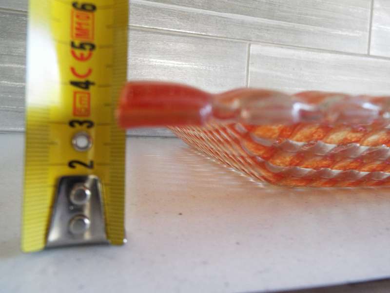 Art Deco weaved glass bowl Plate SUPER SIZE