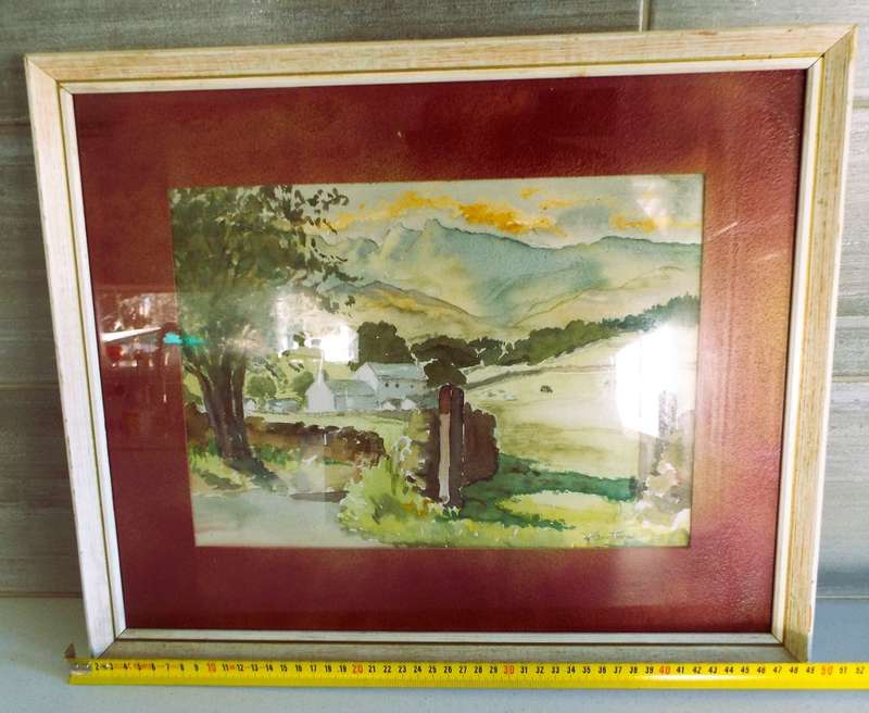 STUNNING!!!  framed art sighed by D Armstrong