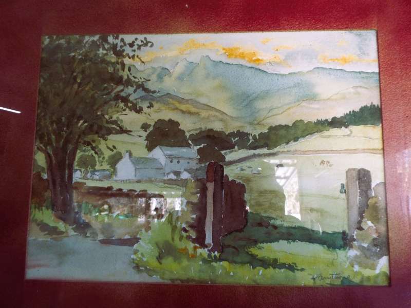 STUNNING!!!  framed art sighed by D Armstrong
