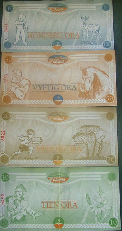 ORANIA ORAS VIR DIE VERSAMELAAR