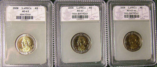 THE ONLY MS 63 SET ON BOB,63  ,63WEAK STRIKE  , 63 MINT ERROR