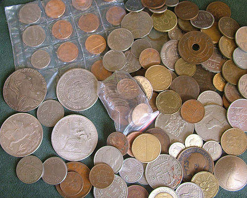 A LOT OF COINS AND TOKENS ,UNKOWN,STUFF