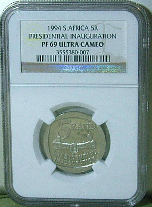 PROOF 69 ,, PERFECT 1994 PRESIDENTIAL INAUGURATION building in front ,rare