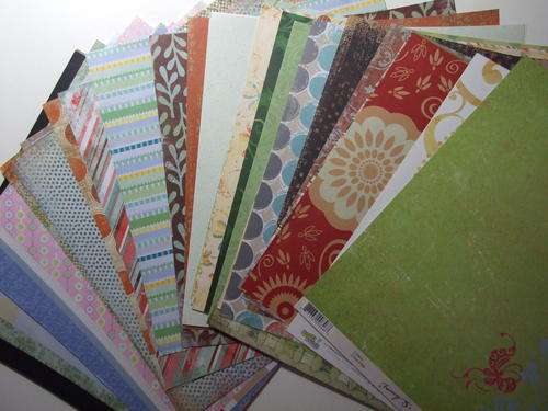 50 Sheets Assorted Scrapbook Paper 30cm x 30cm