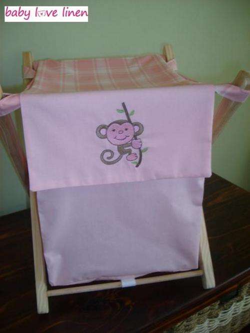 Embroidered Laundry Hamper