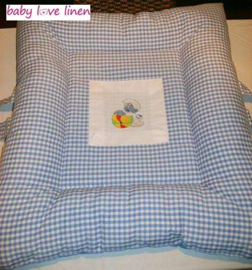 Embroidered Baby Smurf Donut - Large
