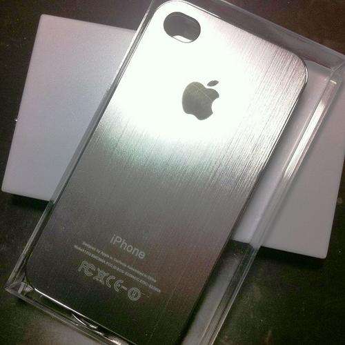 IPHONE4 COVER-COOL METAL-SILVER COLOR