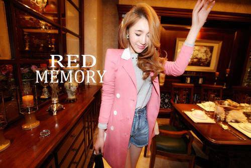 Casual jacket-Lovely pink limited edit
