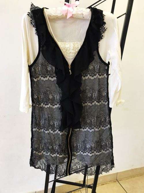 TWO IN ONE CHIFFON DESIGN TOP DRESSING S