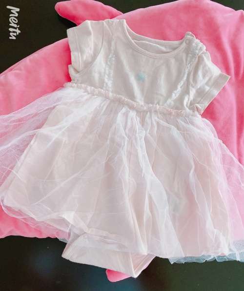 Light Pink lace jumpsuit dress for 90cm