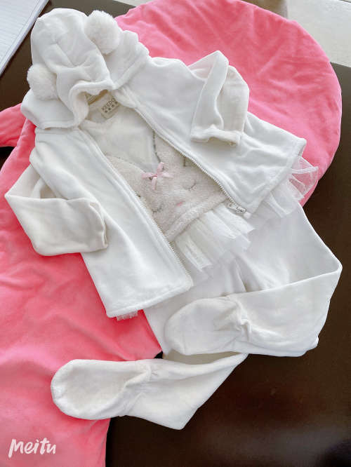 KEEDO WHITE 3 set SUIT for baby 12month