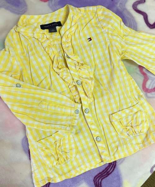 Tommy Hilfigire Yellow check Shirt for kids 2years