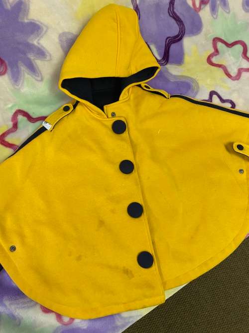 Yellow Cloak for kids 1-3 Years